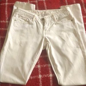 Levi’s white low skinny 531 jeans size 27(4)